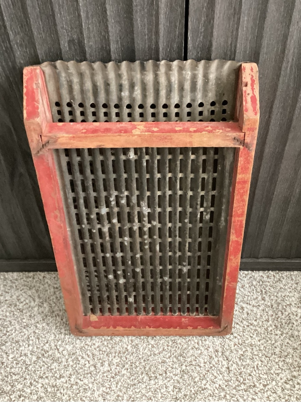 Antique Wooden and Tin Seed Sifter/Sorter designed for Agricultural use